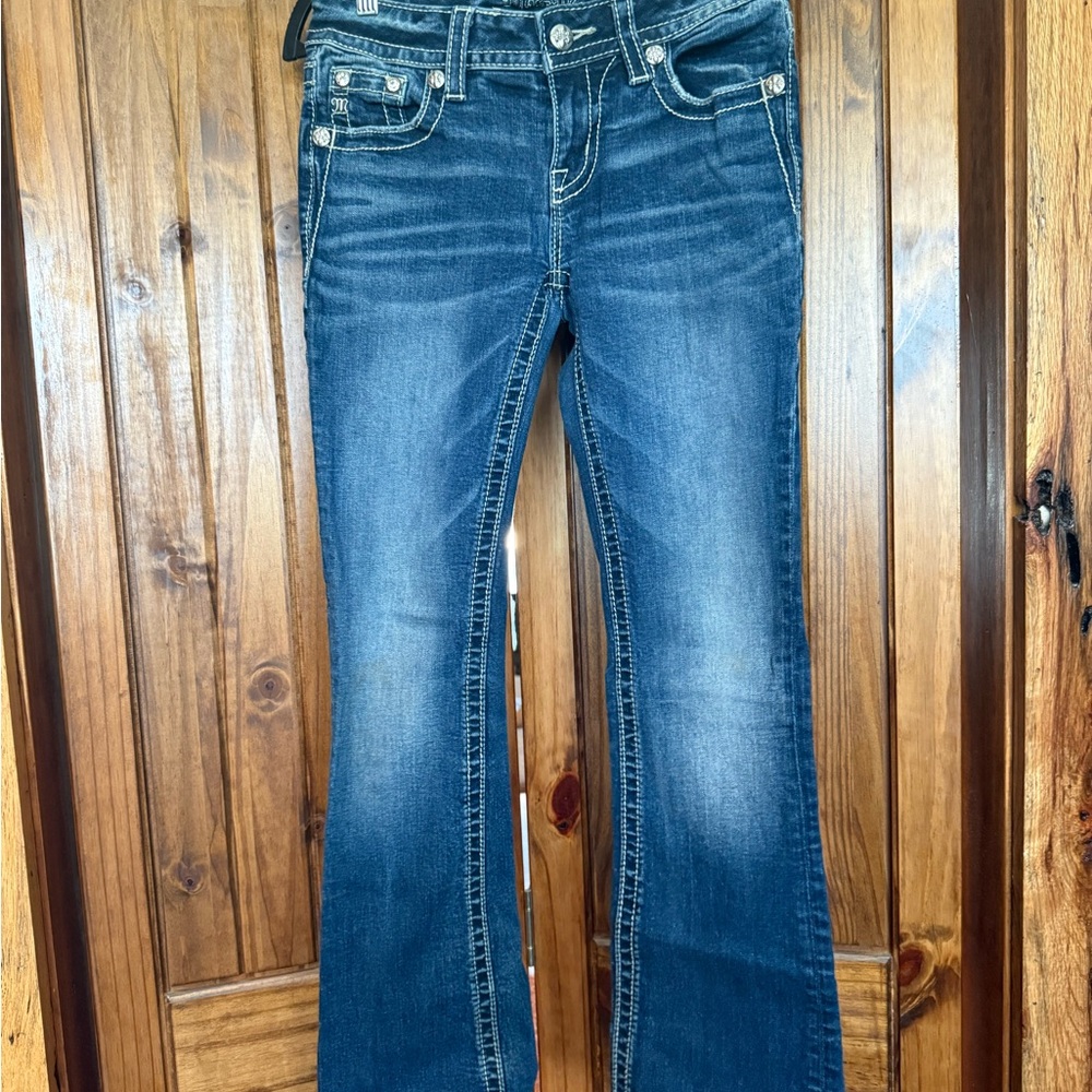 Miss Me Dark Blue Boot Cut Jeans